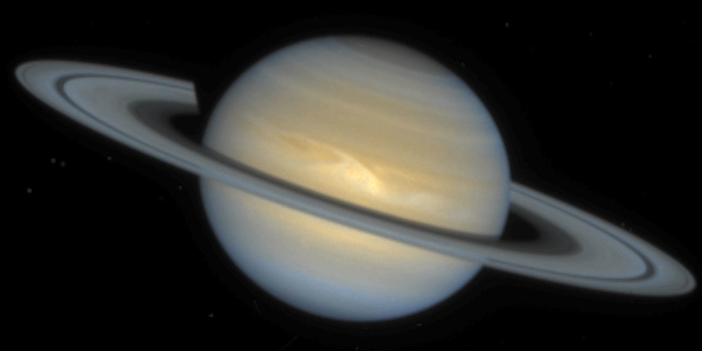 De prachtige planeet Saturnus