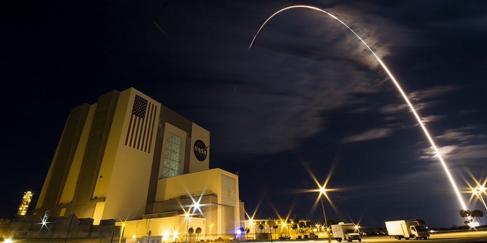 Lancering van de Cygnus cargomodule