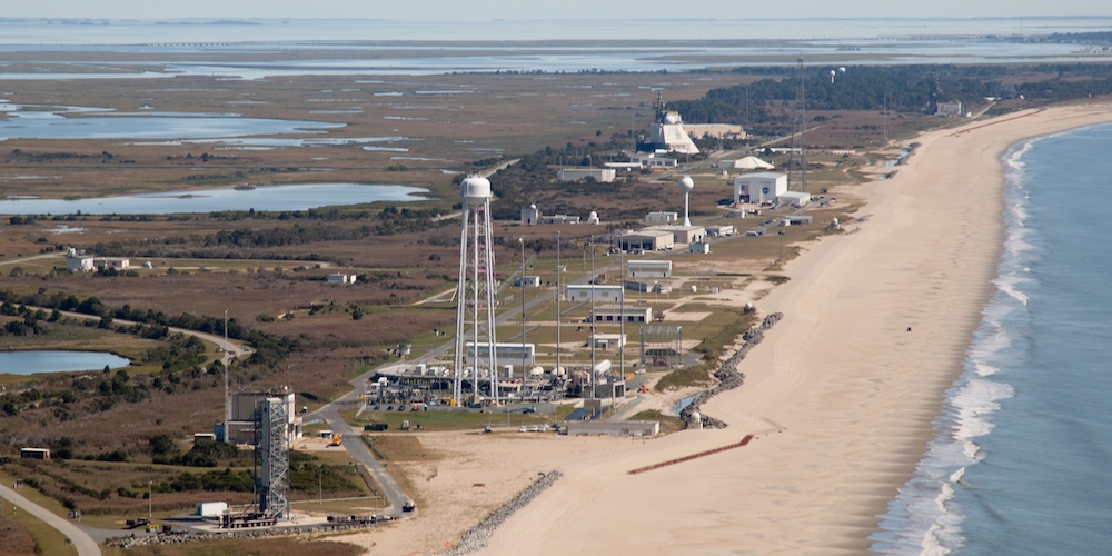 De Mid-Atlantic Regional Spaceport in de Amerikaanse staat Virginia.