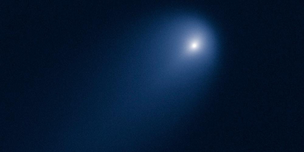 Opname van komeet ISON gemaakt door de Hubble Space Telescope