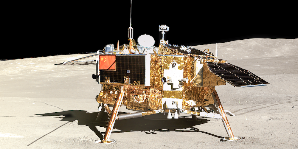 De Chinese Chang'e 4 maanlander.